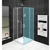 Gelco Sigma Simply Posuvné sprchové dvere 120 cm, chróm/čierne sklo, GS2112