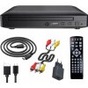 DVD PREHRÁVAČ USB CD/EVD/DVD HD 1080P S HDMI/AV PRE TV, ČIERNY, MINI SET