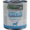 Vet Life hypoallergenic Pork & Potato 300 g