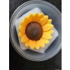 Cukrová dekorácia Slnečnica 6,5cm 12ks