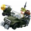 Sluban WWII M38-B0678B 4into1 Hliadkový Jeep