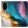 Flipové puzdro iSaprio - Colourful Marble - Honor 200