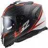 LS2 FF800 STORM II NERVE MATT BLACK RED-06 XL