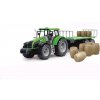 Alltoys Traktor na zotrvačník s cisternou červený
