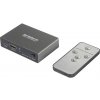 SpeaKa Professional SP-HDS-210 3 porty Prepínač HDMI UHD 8K @ 60 Hz, UHD 4K @ 120 Hz; SP-10461504