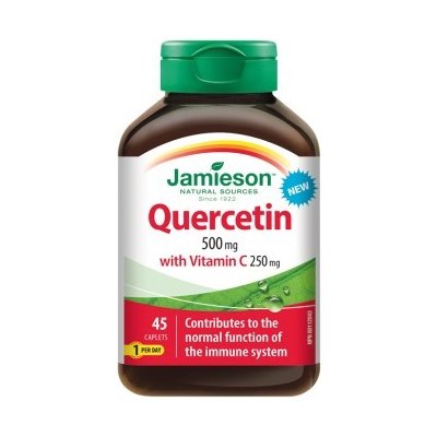 Jamieson kvercetín 500 mg s vitamínom c 250 mg 45 ks