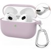 Silikónové puzdro Enkay Hook case fialové – Apple AirPods 4