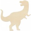 LYMFY | Dinosaurus Tyrannosaur 10x10x0,4cm | prírodné drevo