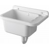 Aqualine Závesná výlevka s odkladacou plochou 50x34cm, plast, biela PI5050
