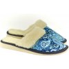 Dámske vzorované papuče DARLEN modré