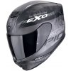 Moto přilba SCORPION EXO-391 AVA matná černo/stříbrná - Velikost XS