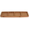 Excellent Houseware Drevený servírovací podnos Kiri 33x10x2 cm