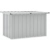 vidaXL Záhradný úložný box sivý 109x67x65 cm