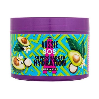 Aussie SOS Supercharged Hydration Hair Mask hydratační maska pro velmi suché vlasy 450 ml pro ženy