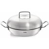 Fissler Nerezová servírovacia panvica s pokrievkou Pure-profi collection 28 cm