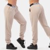 NEBBIA - Tepláky dámske s elastickým pásom ICONIC 408 (cream) - S