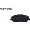 Sada brzdových platničiek, vždy 4 kusy v sade SKF VKBP 80231 A (VKBP80231A)