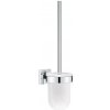 GROHE QuickFix Start Cube WC kefa nástenná s držiakom sklo chróm 40977000