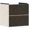 Hansgrohe Xevolos E - Umývadlová skrinka, 58x58x48 cm, 2 zásuvky, matná béžová/textilná tmavá sivá 54176660