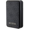 Guess Powerbank 18W GUPB10DP4GEGK 10000mAh čierny 4G kožený s kovovým logom (GUPB10DP4GEGK)
