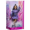 Barbie Deluxe modelka Modré šaty JFP42