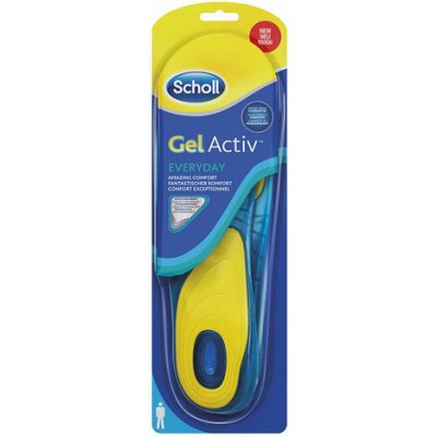 Scholl Gel Active Everyday (1 pár) - Pánske gélové vložky do topánok