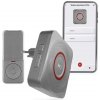 EMOS GoSmart Domový bezdrôtový zvonček P5735SS do zásuvky s WiFi strieborná