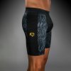 Pánske kompresné šortky Vale Tudo Venum x Chimaev Wild Borz – Black/Grey Velikost: XL