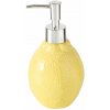 BOLTZE Dávkovač mydla Limone, žltá/s chrómovými prvkami, 300 ml