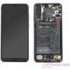 Huawei P20 Pro LCD displej + dotyková plocha + rám + malé diely čierna - originál 02351WQK