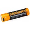 Náhradná USB nabíjateľná batéria Fenix 18650 3500 mAh (Li-ion)