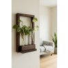 BotaneryLab Nástenný stojan na zakoreňovanie WALL STATION - veľký rám WoodenBotanery