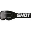 Okuliare Shot Assault 2.0 Solid Black Enduro