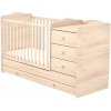 Timba NIKI Kombi 3 Drawer combined cot 2024 Amber detská postieľka