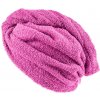 XPOSE® Froté turban na vlasy VERONA - karmínový 30x75 cm, Froté