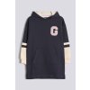 ŠATY GANT D2. COLLEGIATE SWEAT DRESS EVENING BLUE