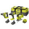 Ryobi R18DDJSSDS-220S 18V sada RCD1802 + R18JS + R18SDS + 2x batéria 2 Ah + taška