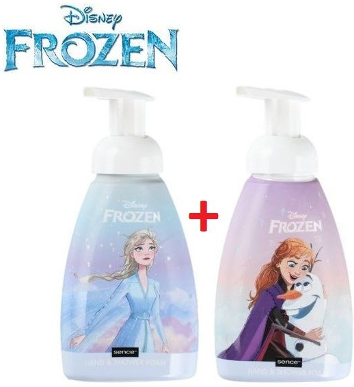 Disney Elza a Anna Frozen Pena na telo v pumpičke 300 ml + 300 ml