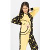 Emoticon - detský overal so smajlíkmi 104-110 Žltá / čierna