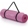 Podložka na cvičenie 183x61 cm 10mm NBR ACTIGET ACT0018 ružová