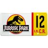 Jurassic Park replika Dennis Nedry Licence Plate
