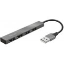 Trust Halyx Aluminium 4-Port Mini USB Hub 23786