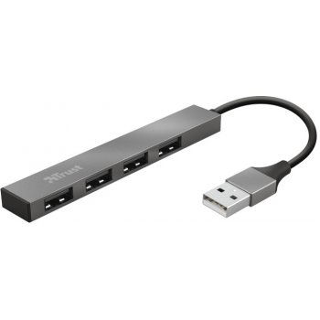 Trust Halyx Aluminium 4-Port Mini USB Hub 23786