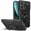 TopQ Ultra odolný zadný kryt Armor Lens na Xiaomi Redmi Note 13 Pro + 5G čierny