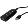 Digitus USB 2.0 hub, 4-porty, černý bez napájecího zdroje AB-50001-1
