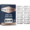 KING C. GILLETTE Double Edge 10 ks