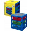 LEGO Storage organizér se třemi zásuvkami 4095 Organizér modrá