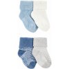 CARTER'S Ponožky froté chlapec MFL 4ks 12-24,veľ.80-92