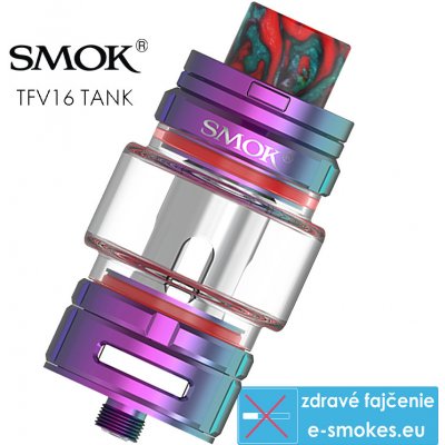 Smoktech TFV16 Tank clearomizér 9,0ml - 7 color