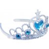 Korunka zimné kráľovstvo princezná s kamienkami